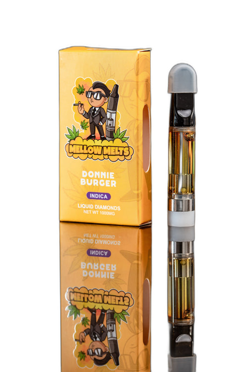 Mellow Melts Ind^ca (1000mg) Liquid Diamonds Delta-8 Blend Vape Cartridges