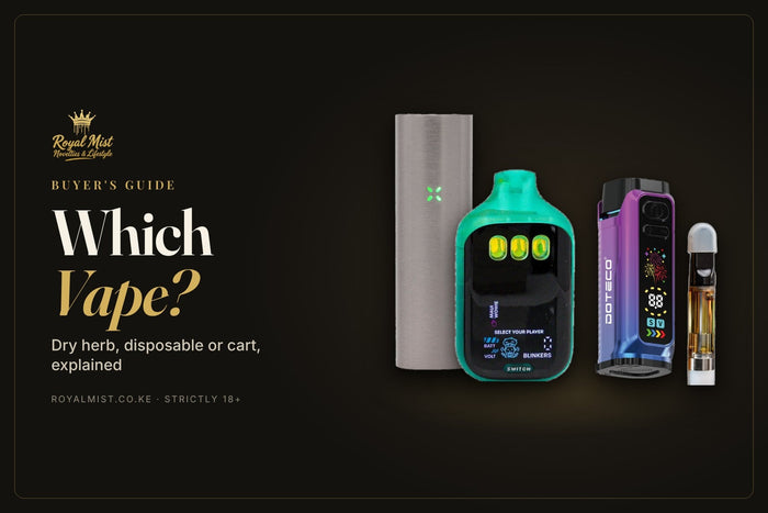 Dry Herb Vape vs Disposable vs Cart: Live Resin, Liquid Diamonds & 510 Batteries Explained