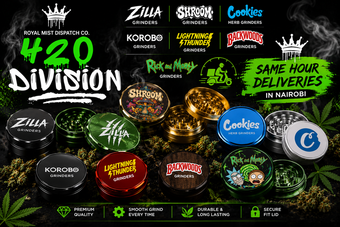 Herb Grinders & Crushers in Nairobi Kenya — Buy Online at Royal Mist Smoke Shop