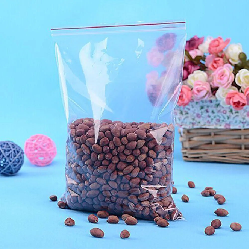 Clear Ziplock Food Grade Bags 100pcs bundle pack — Buy in Nairobi | Royal Mist