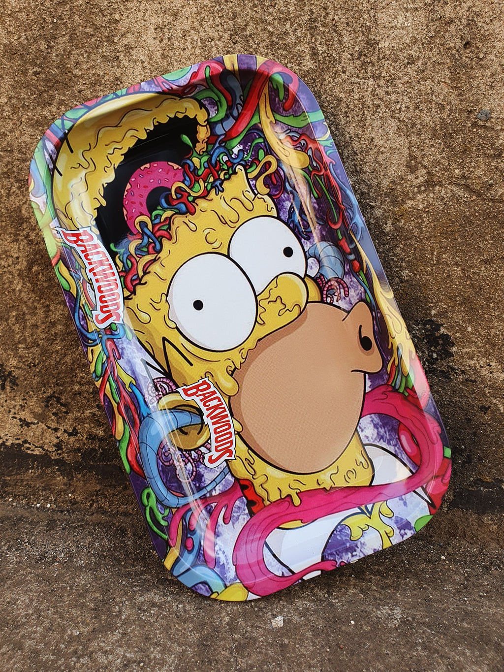 Simpsons Large Metal Rolling Tray - Royal Mist Nairobi