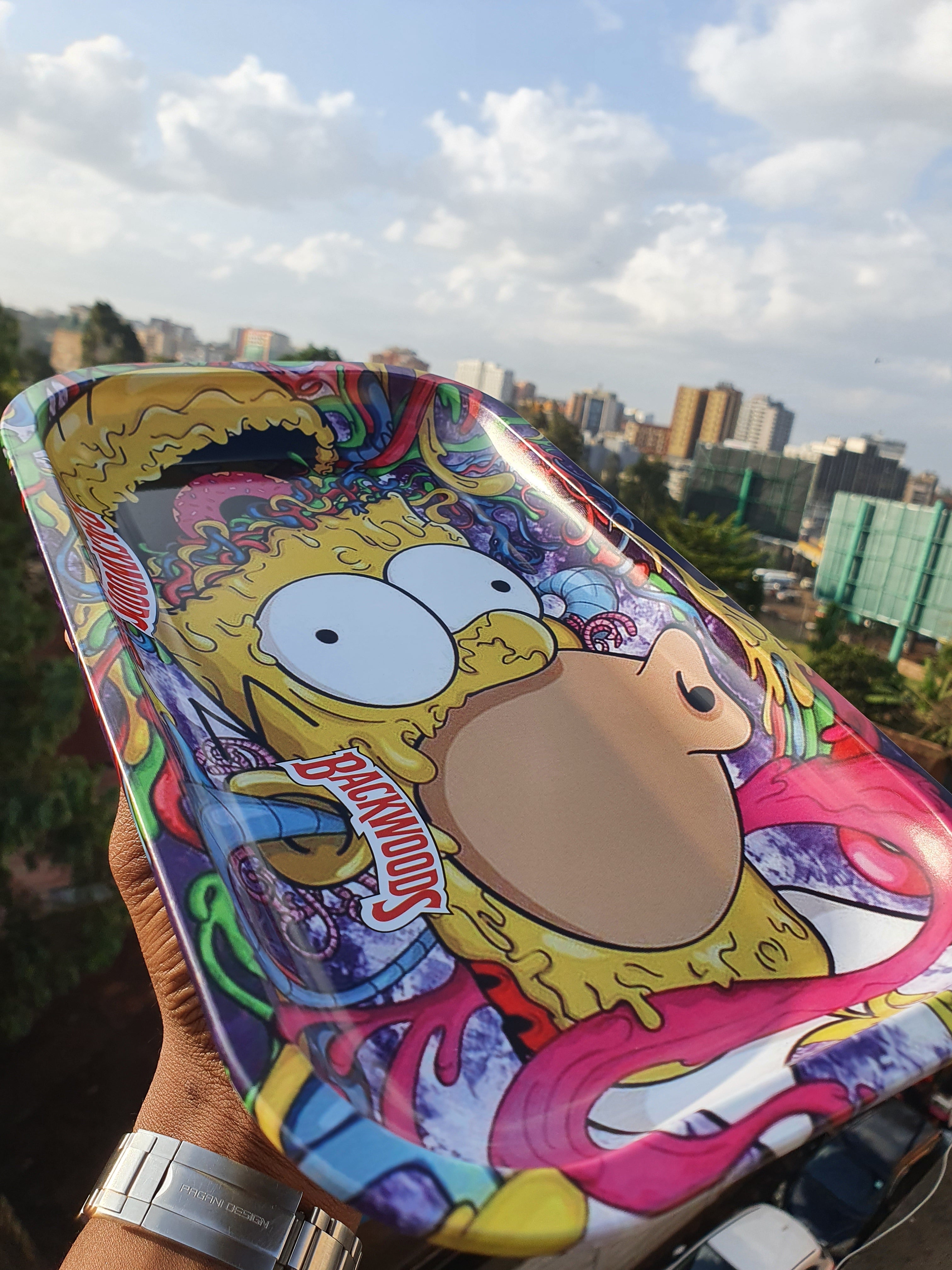 Simpsons Herb Rolling Tray Kenya Smoke Shop