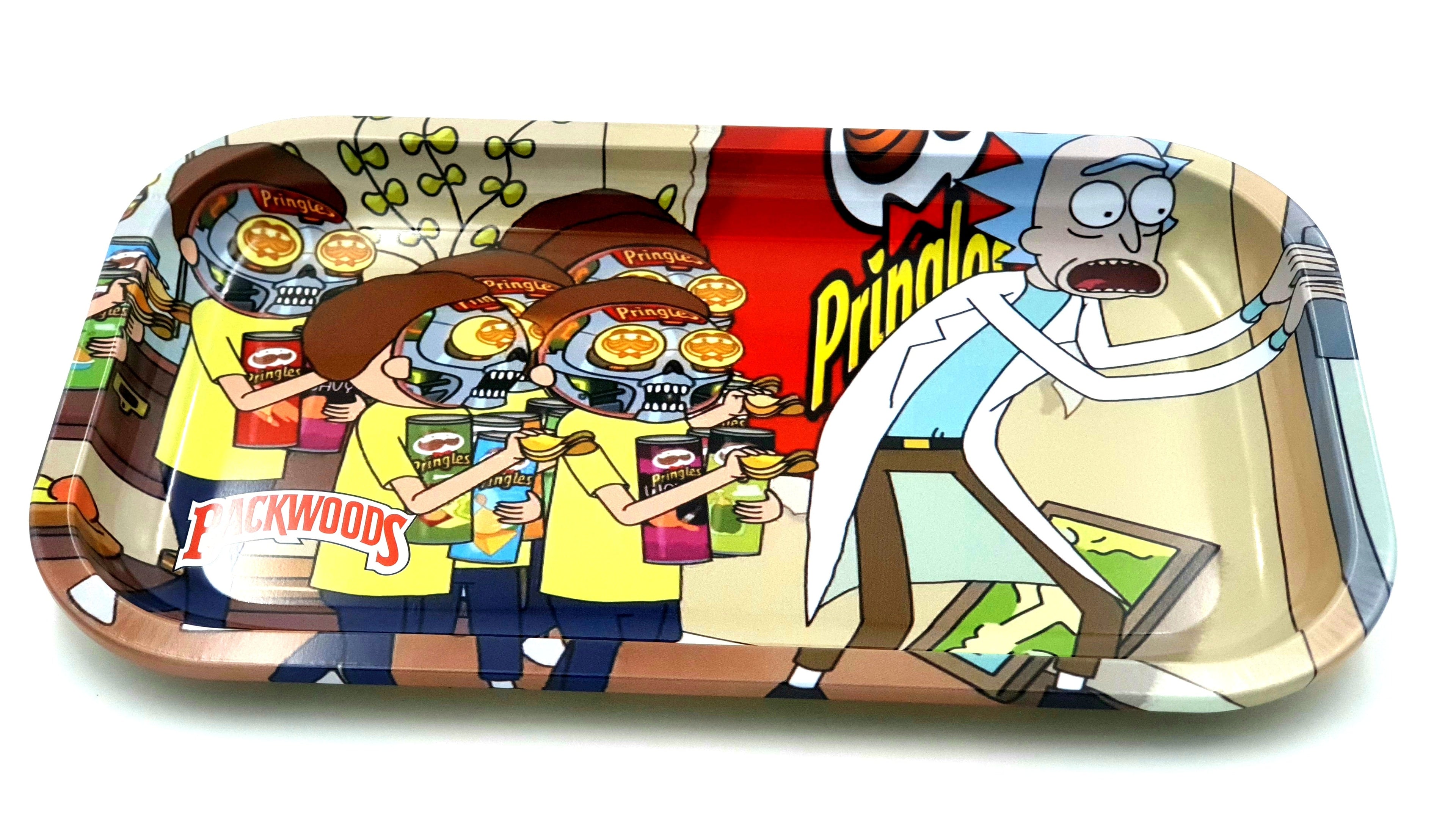R&M Fire Design Large Metal Rolling Tray - Royal Mist Nairobi