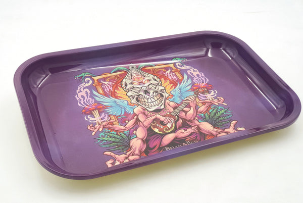 Fine Artwork Large Metal Rolling Tray