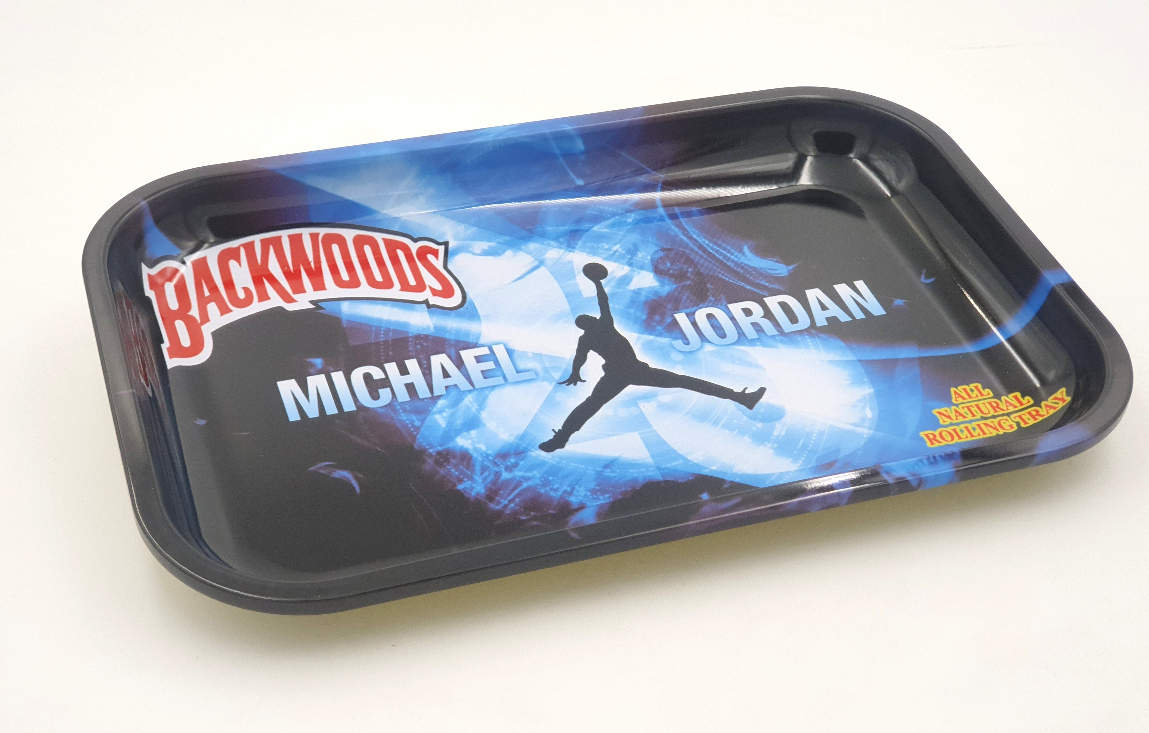 Backwoods Jordan Edition Large Metal Rolling Tray - Royal Mist Nairobi