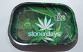 Stoner Days Design Small Metal Rolling Tray - Royal Mist Nairobi
