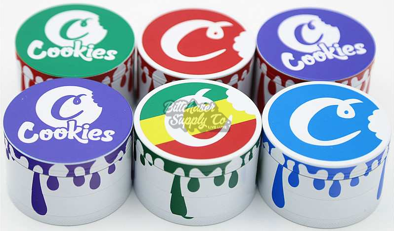 White Cookies 63mm 4-Part Alloy Herb Grinder with Kief Catcher – Buy Nairobi Kenya