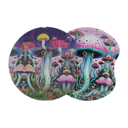 3D Holographic Mushroom Rolling Tray with Magnetic Lid - Royal Mist Nairobi