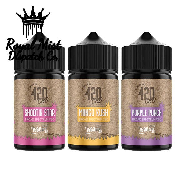 420 E-liquids 1500mg Broad Spectrum CBD E-Liquids Collection Royal Mist Nairobi Kenya