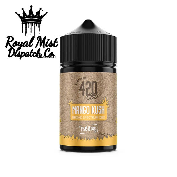 420 E-liquids 1500mg Broad Spectrum CBD E-Liquids Mango Kush Royal Mist Nairobi Kenya