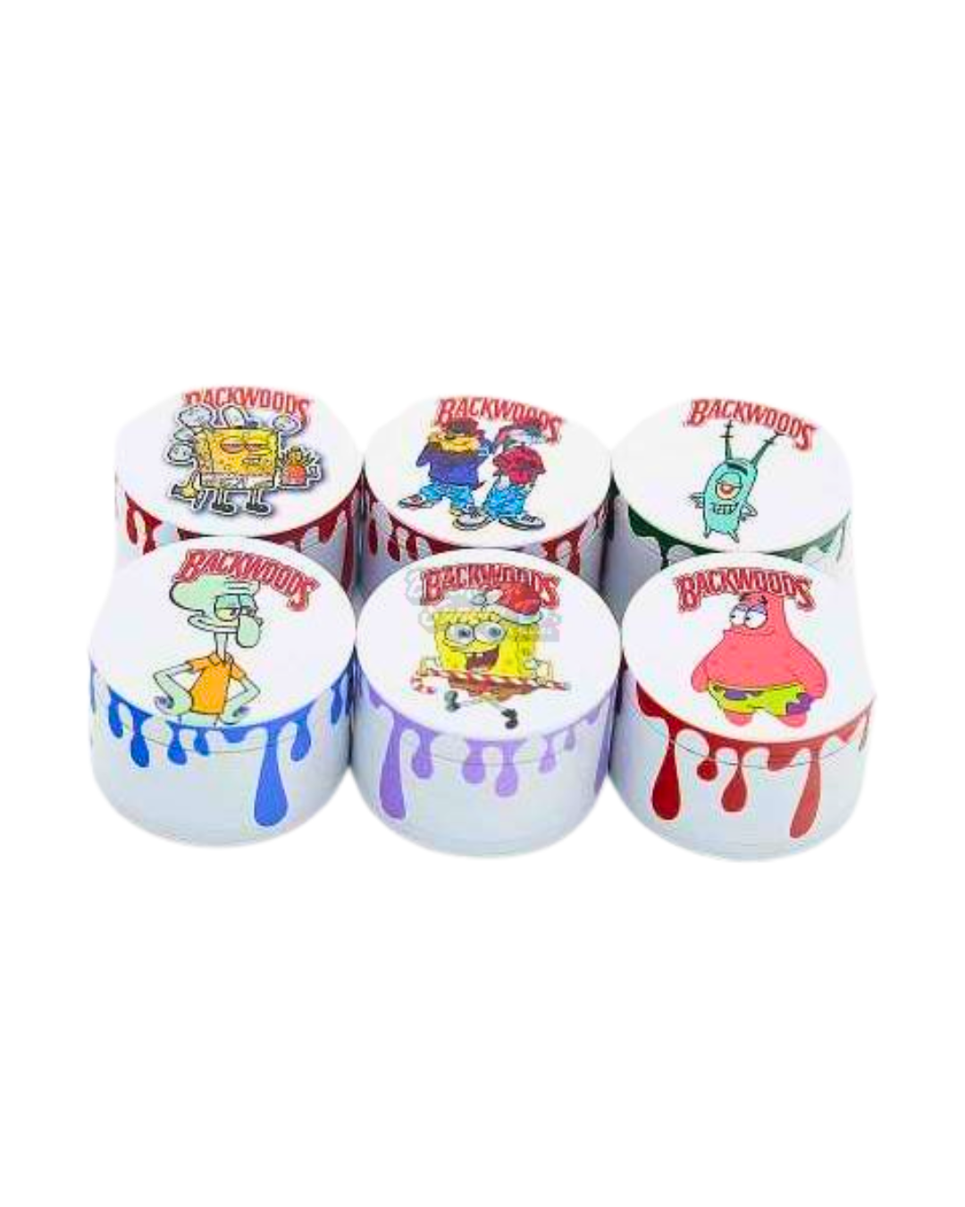 White Backwoods 63mm 4-Part Alloy Herb Grinder with Kief Catcher – Buy Nairobi Kenya