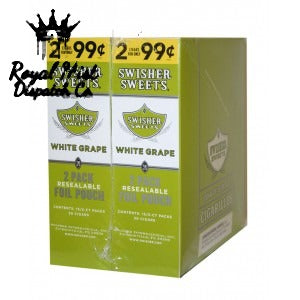 Swisher Sweets White Grape 2 Pack Cigarillos — Buy in Nairobi | Royal Mist