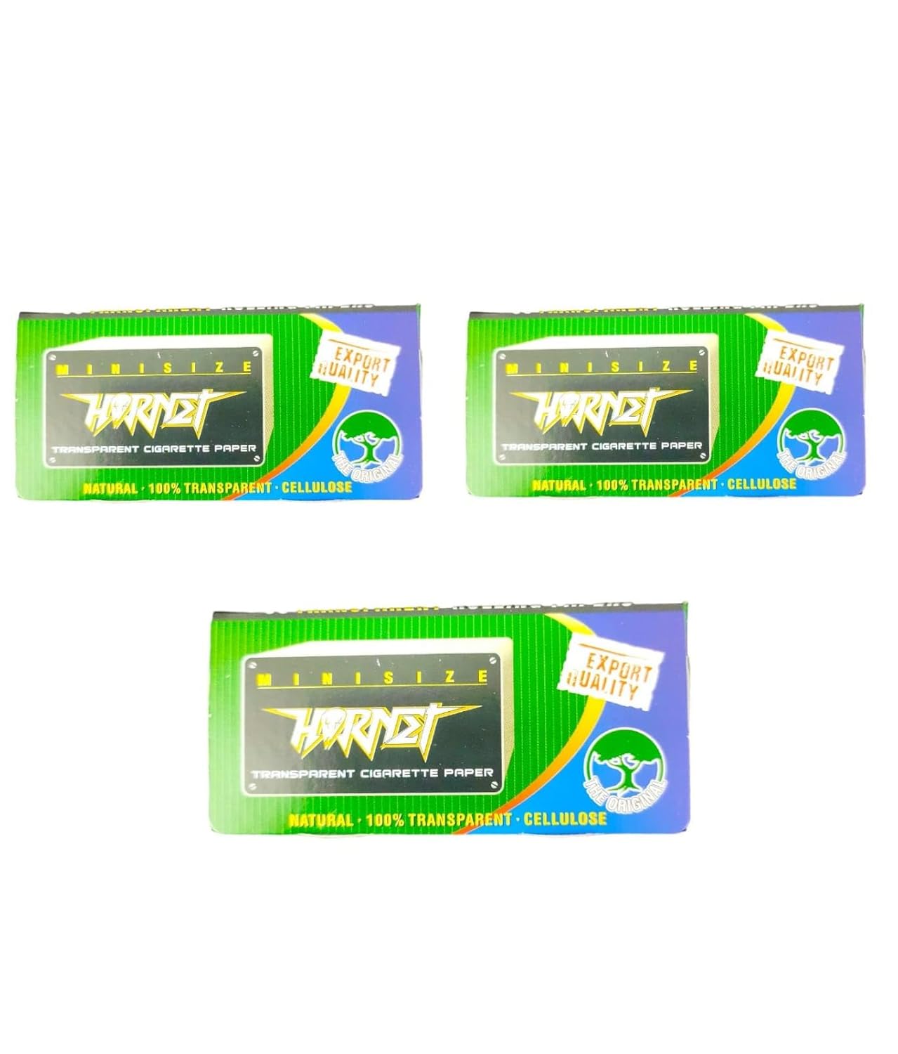 Hornet Silver Clear Cellulose Rolling Papers Booklet Open — Nairobi Kenya Smoke Shop | Royal Mist