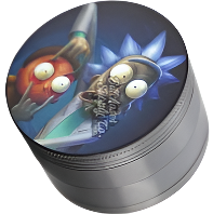 Rick and Morty Weed Grinder Kenya – 63mm 4-Part Collector Edition HG-006