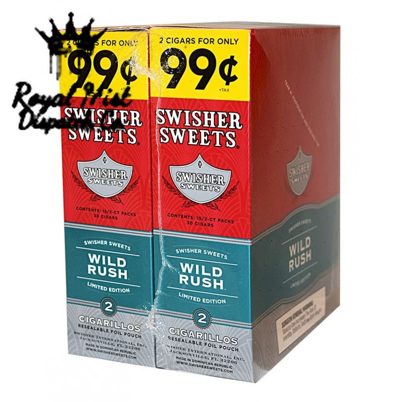 Swisher Sweets Wild Rush 2 Pack Cigarillos — Buy in Nairobi | Royal Mist