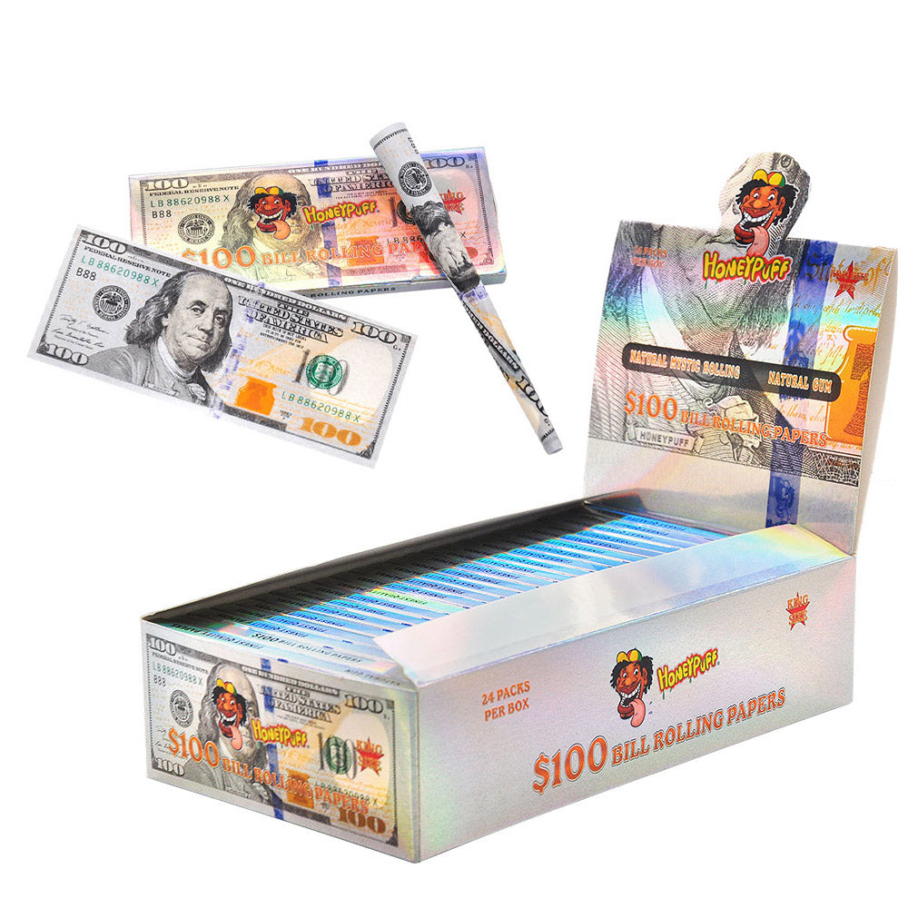 HoneyPuff $100 Rolling Papers Novelty Design — Nairobi Kenya | Royal Mist