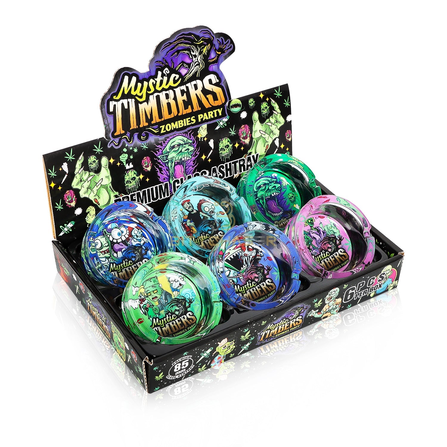 Mystic Timbers Zombie Party Round Glass Ashtray — Buy in Nairobi Kenya | Royal Mist