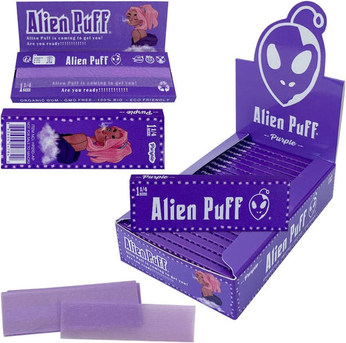 Alien Go 1¼ Size Purple Rolling Papers