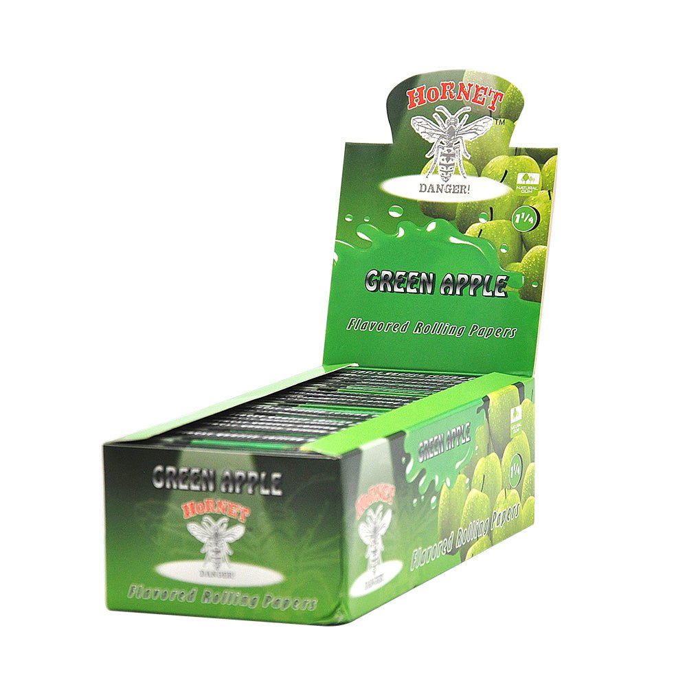 Hornet Green Apple Flavored Rolling Papers Box and Booklets — Buy in Nairobi Kenya | Royal Mist