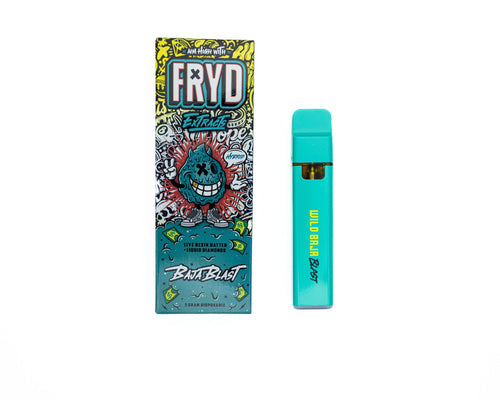 FRYD Extracts Live Resin Batter Liquid Diamonds  2000mg 2G Disposable Rechargeable Carts