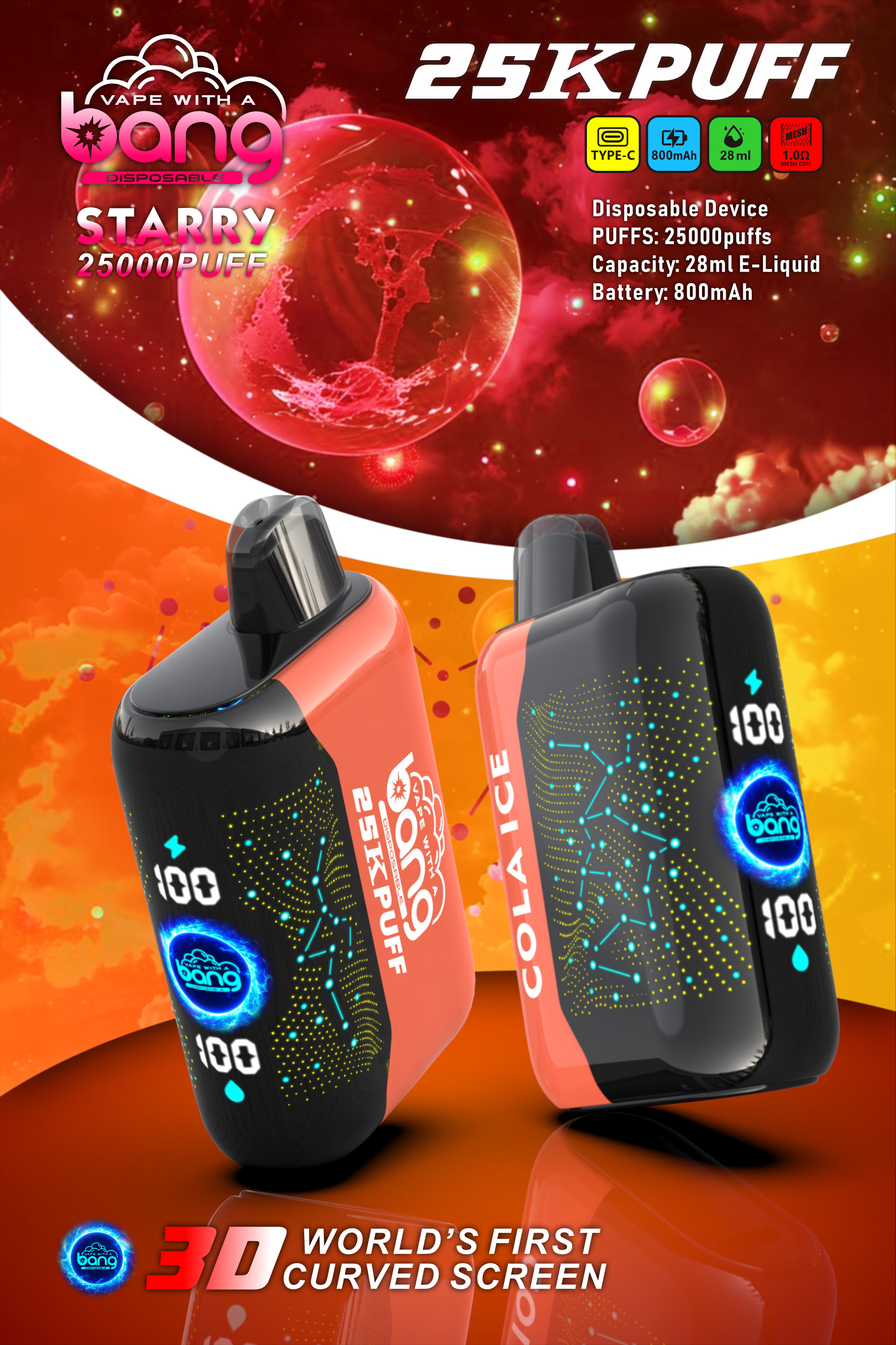 Bang Starry Galaxy 25000 – Cola Ice
