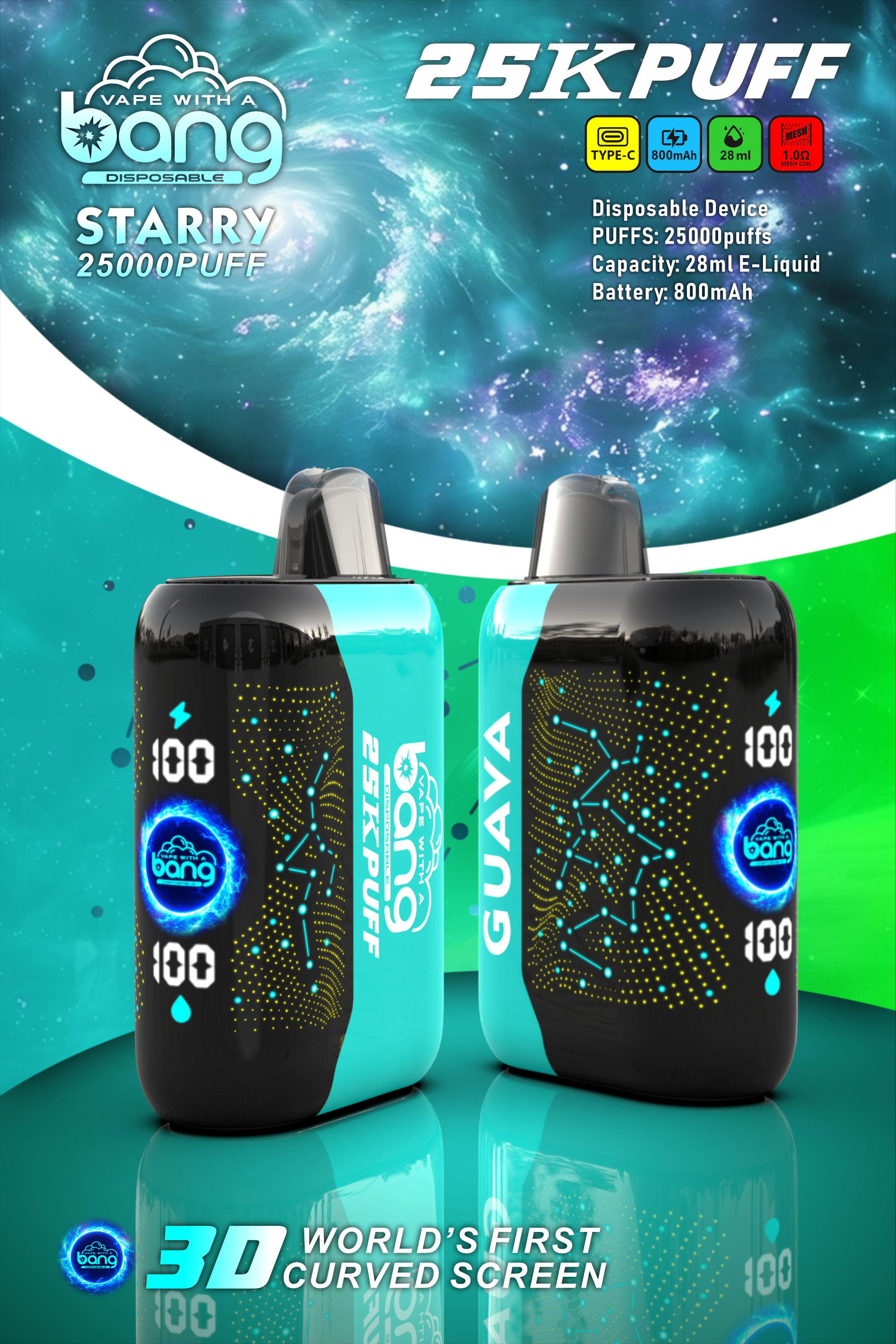 Bang Starry Galaxy 25000 – Guava