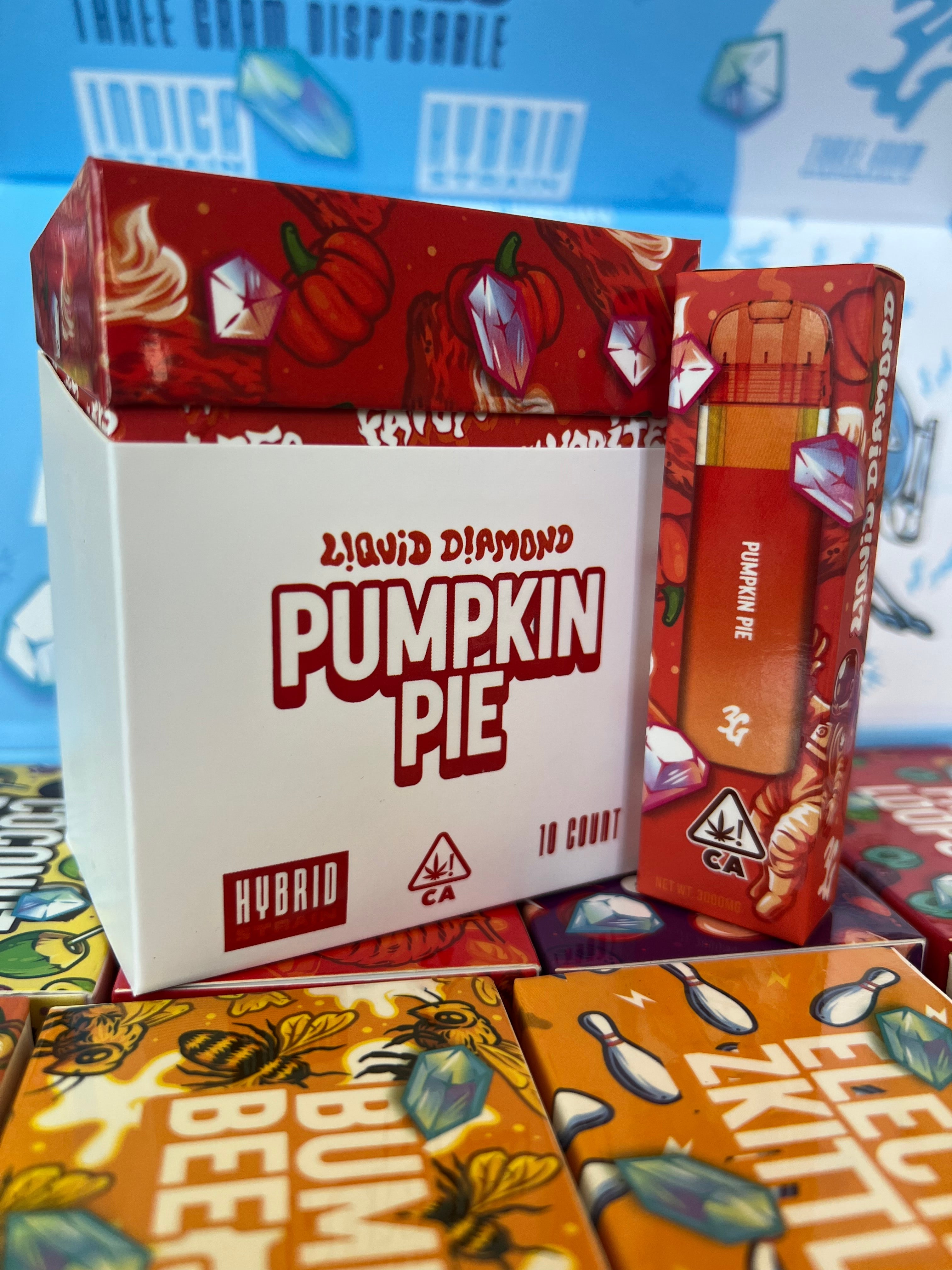 3G Favorites Pumpkin Pie Hybrid 3000mg Liquid Diamonds Disposable Vape - Royal Mist Nairobi
