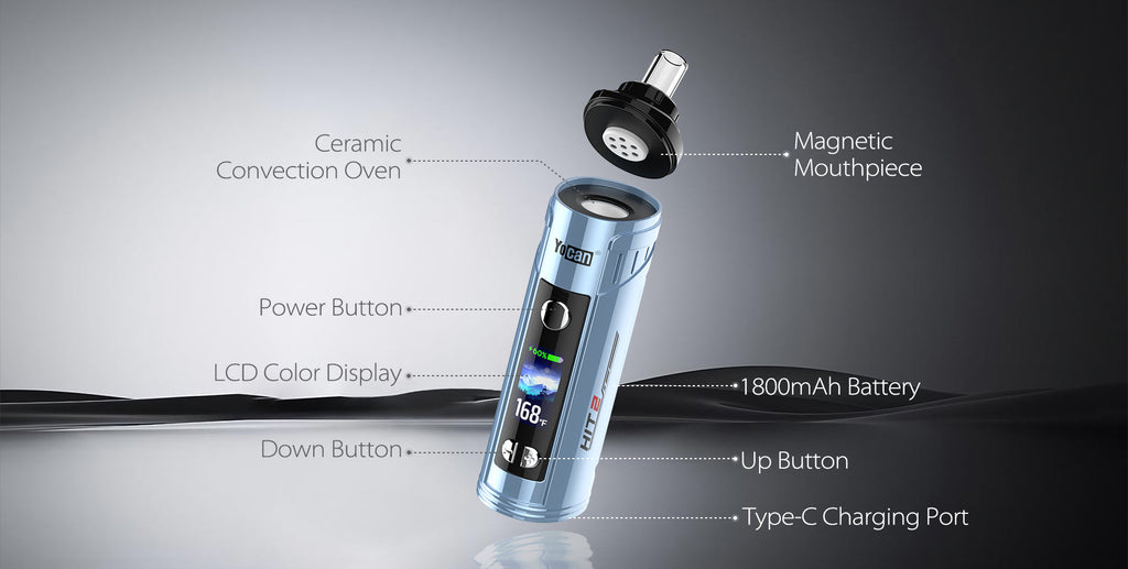 Yocan Hit 2 ceramic convection oven — Dry Herb Vaporizer Nairobi | Royal Mist