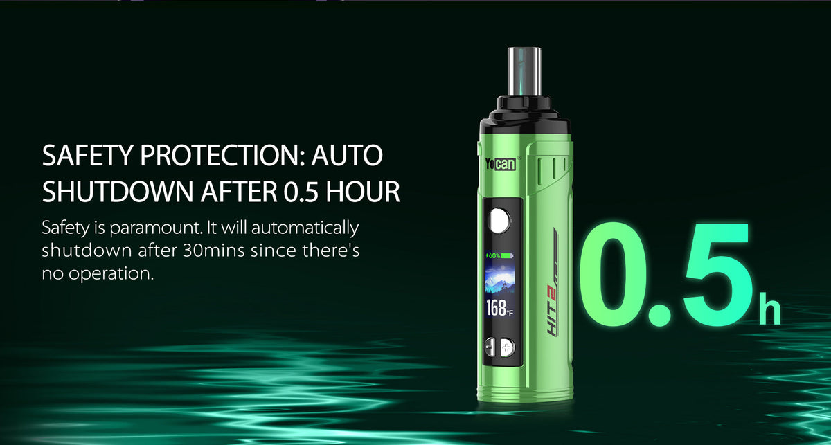 Yocan Hit 2 1800mAh battery and USB Type-C charging — Dry Herb Vaporizer Kenya | Royal Mist