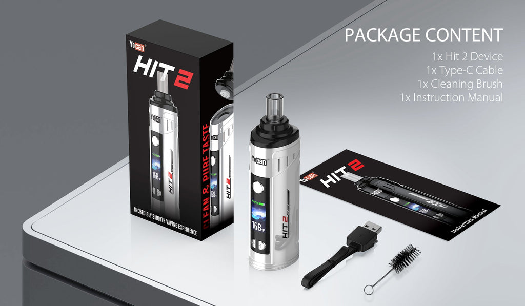Yocan Hit 2 box contents and colourways — Buy in Nairobi | Royal Mist