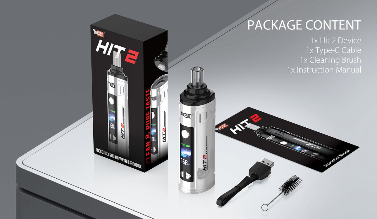 Yocan Hit 2 box contents and colourways — Buy in Nairobi | Royal Mist