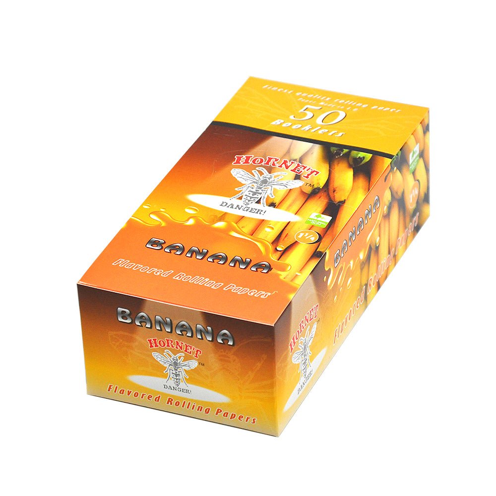 Hornet Banana Rolling Papers Booklet Front — Nairobi Kenya Smoke Shop | Royal Mist