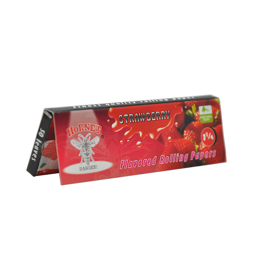 Hornet Strawberry Rolling Papers Booklet Detail — Nairobi Kenya Smoke Shop | Royal Mist