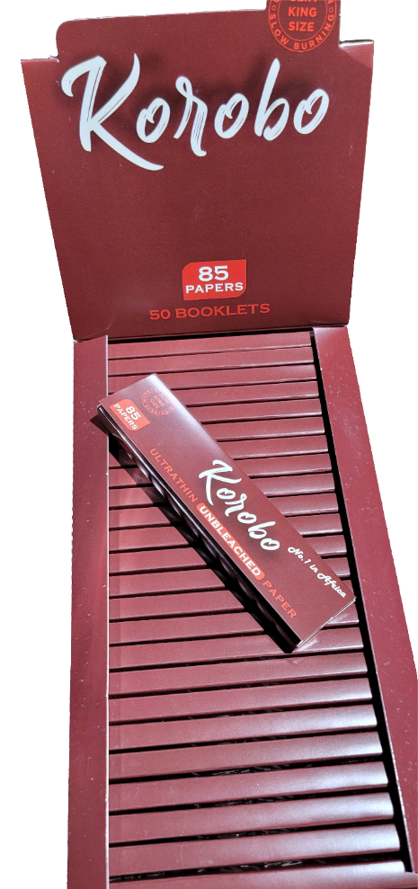 Korobo Brown Kingsize Rolling Papers 85 Leaves — Buy in Nairobi Kenya | Royal Mist