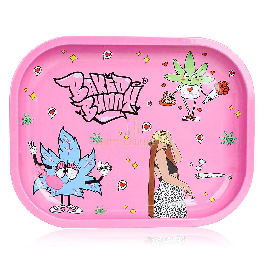 Baked Bunny Mini Metal Rolling Tray - Royal Mist Nairobi