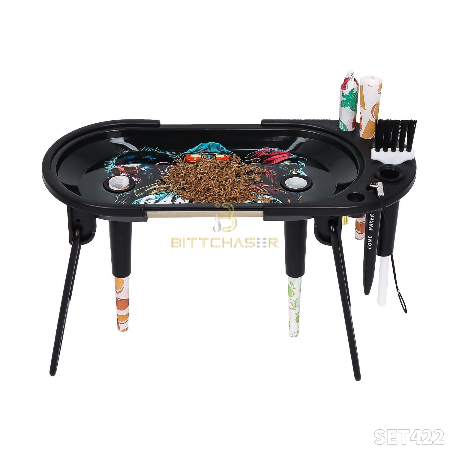 Rolling Console folded compact - Royal Mist Kenya