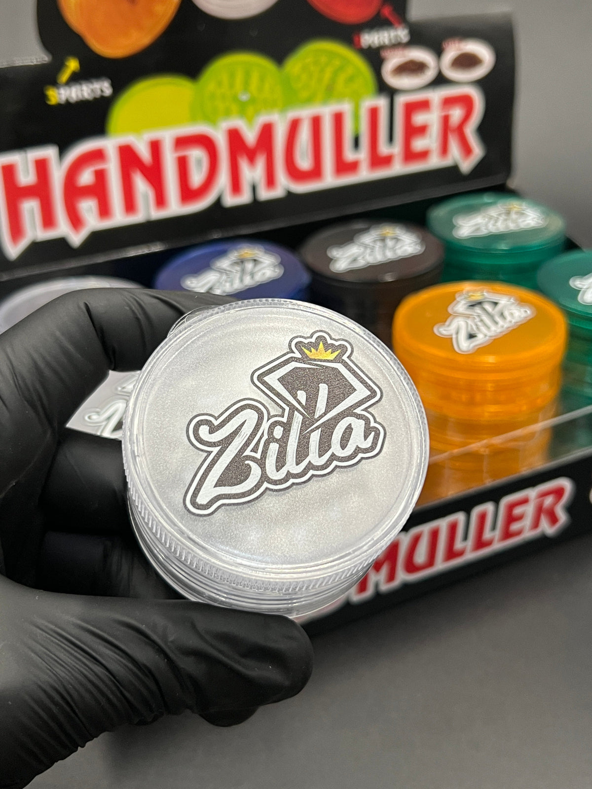 Zilla 60mm 3-Part Acrylic Grinder Clear — Buy in Nairobi | Royal Mist