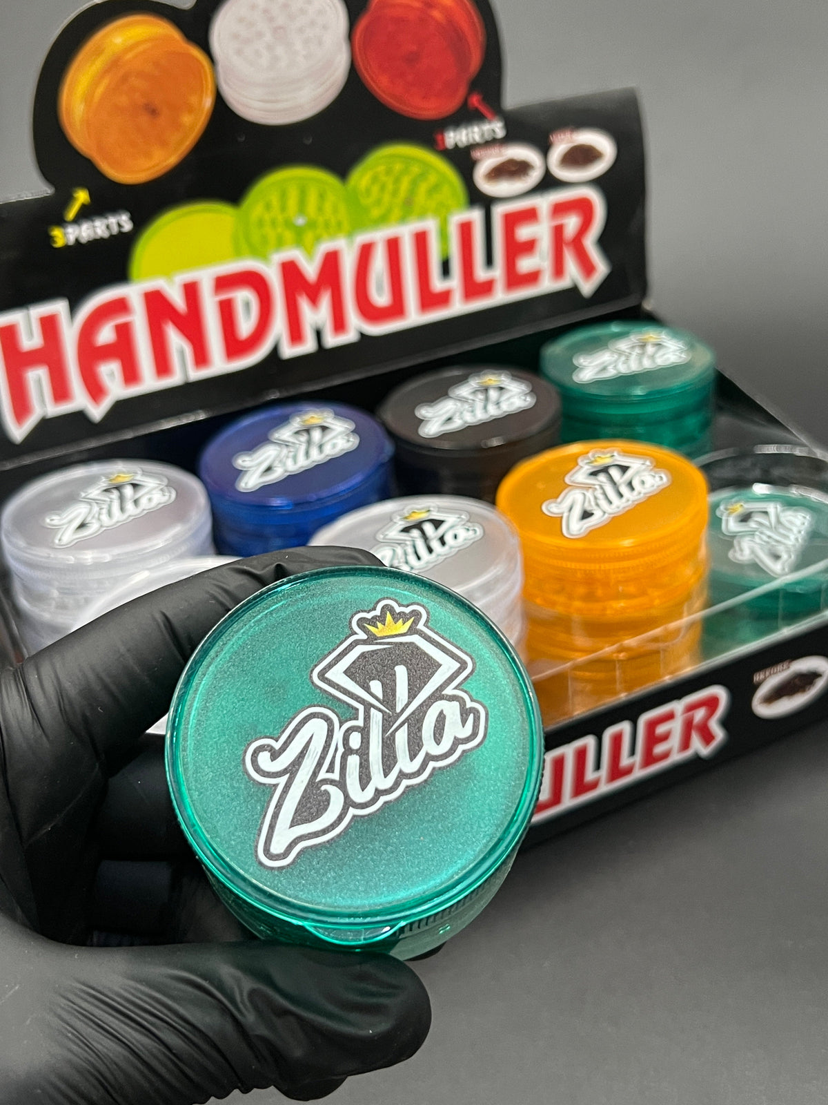 Zilla 60mm 3-Part Acrylic Grinder Green — Buy in Nairobi | Royal Mist