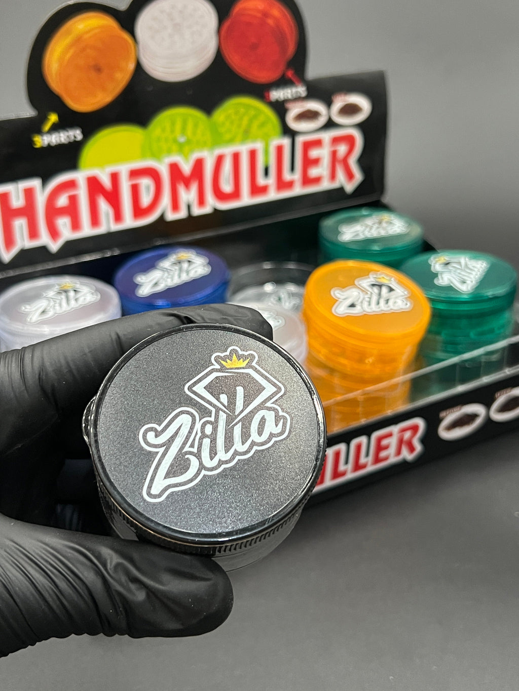 Zilla 60mm 3-Part Acrylic Grinder Black — Buy in Nairobi | Royal Mist