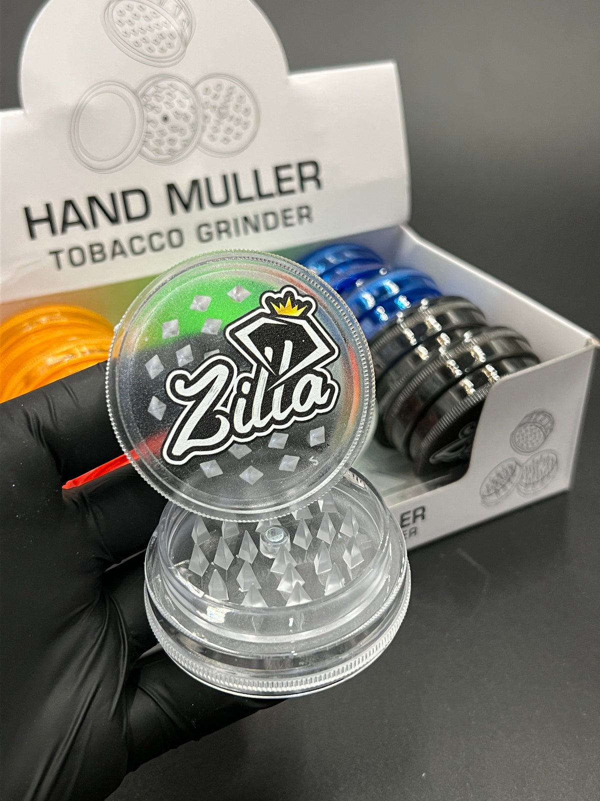 Zilla 60mm 2-Part Acrylic Grinder Clear — Buy in Nairobi | Royal Mist