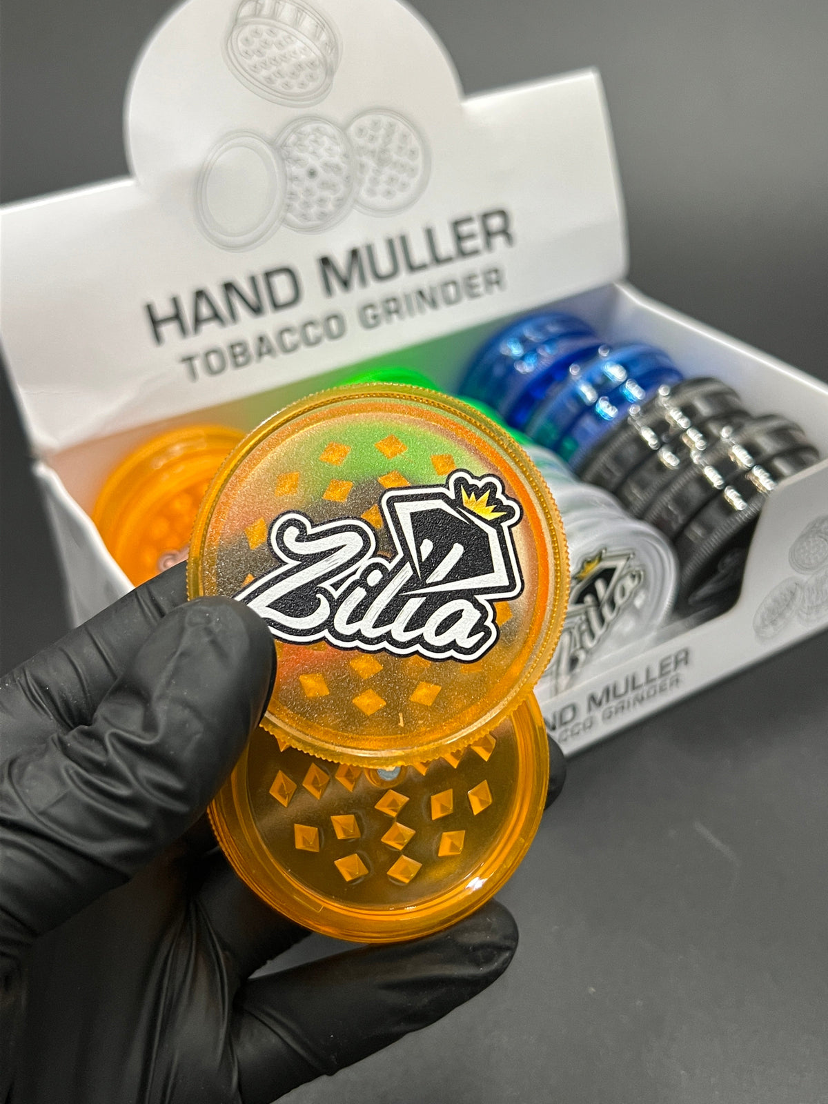 Zilla 60mm 2-Part Acrylic Grinder Orange — Buy in Nairobi | Royal Mist