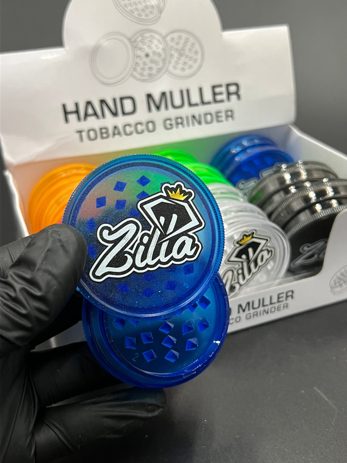 Zilla 60mm 2-Part Acrylic Grinder Blue — Buy in Nairobi | Royal Mist