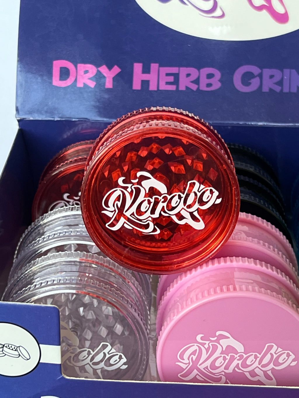 Korobo 2-Part Herb Grinder Kenya – BPA-Free Transparent Acrylic Grinder Nairobi