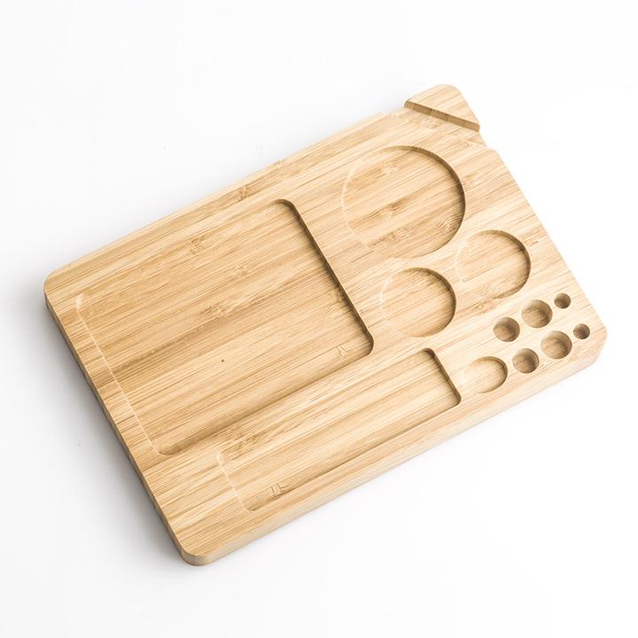 Wooden Bamboo Rolling Tray detail - Nairobi Kenya