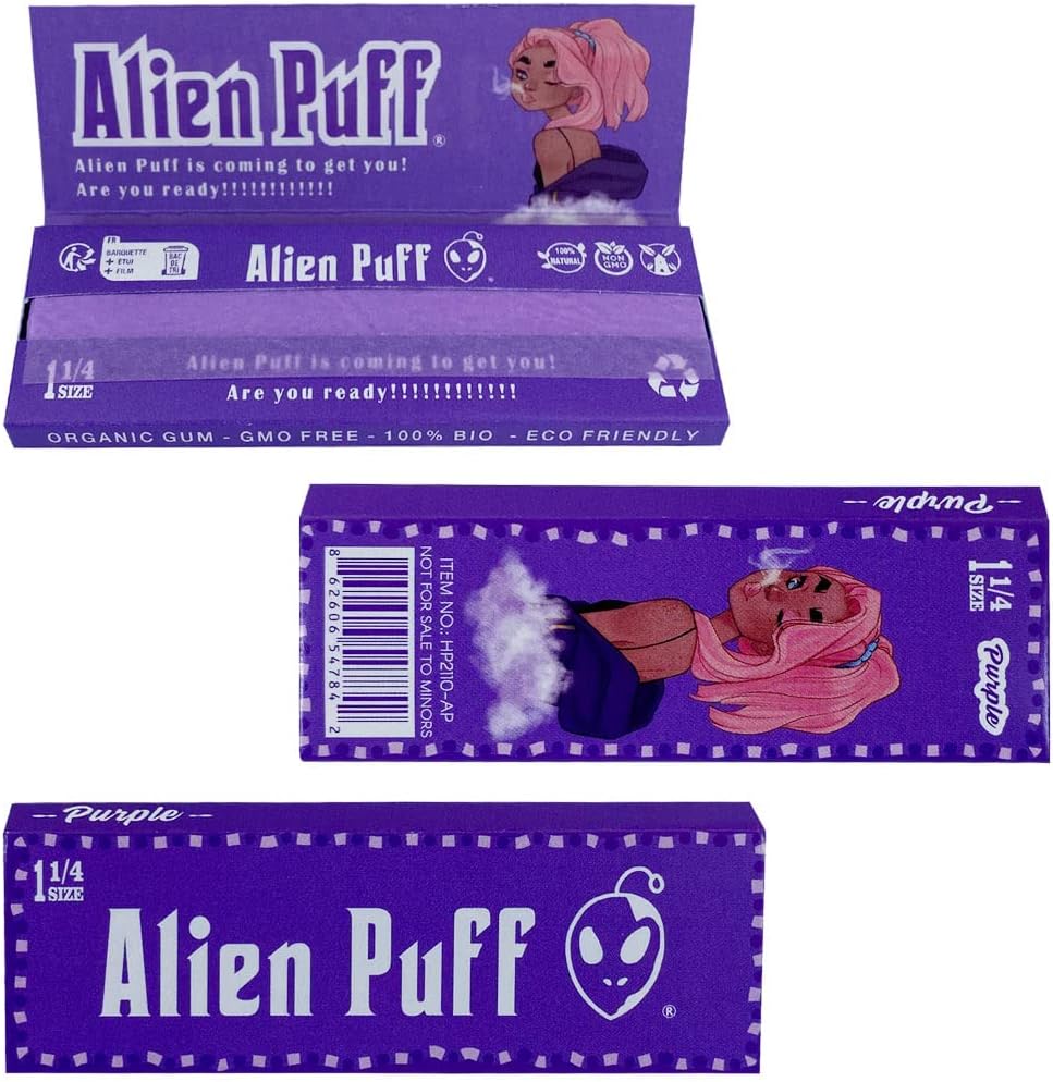 Alien Go Purple Coloured Rolling Papers — Kenya Smoke Shop | Royal Mist