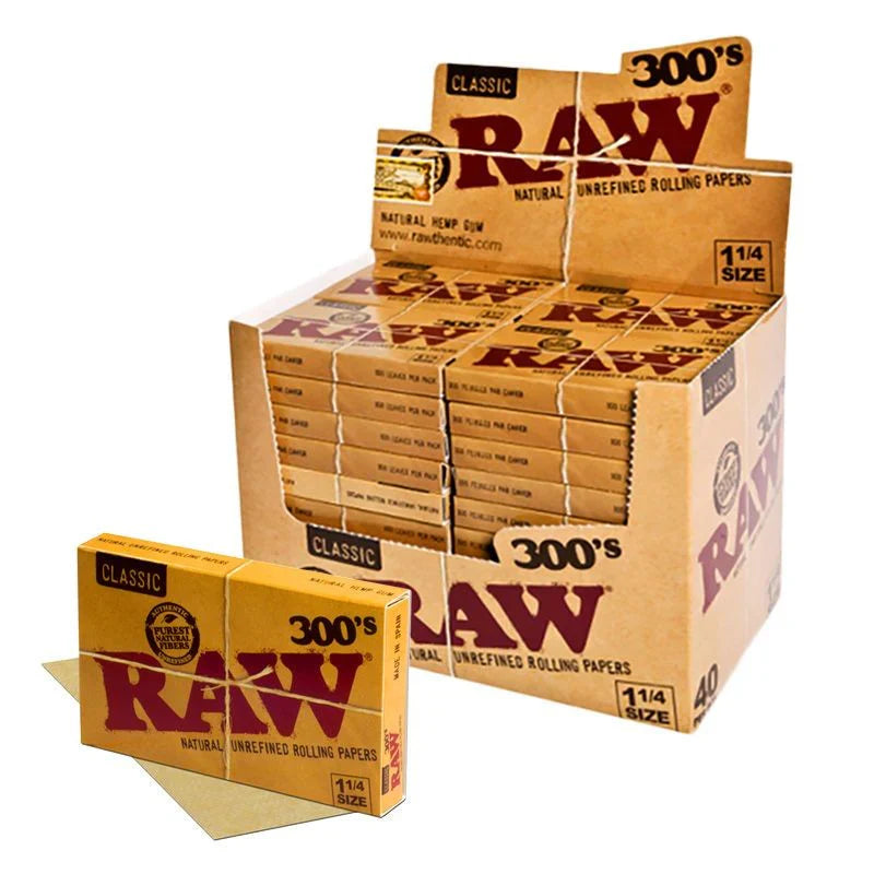 RAW Classic 300s Rolling Papers 300 Leaves Booklet — Buy in Nairobi Kenya | Royal Mist Dispatch Co.