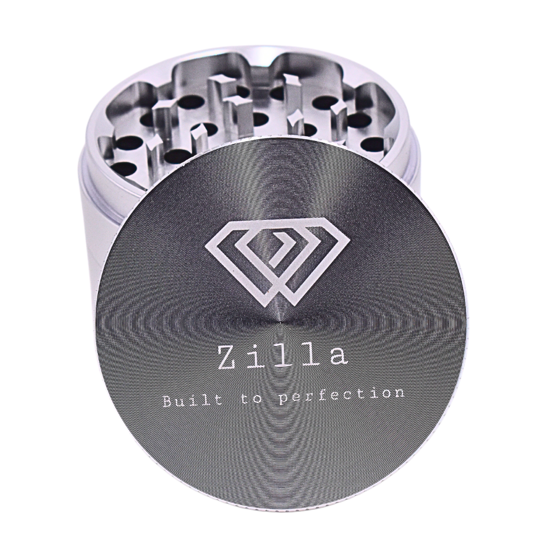 Zilla 60mm Herb Grinder Silver – Buy Medium Aluminium Grinder Online Kenya