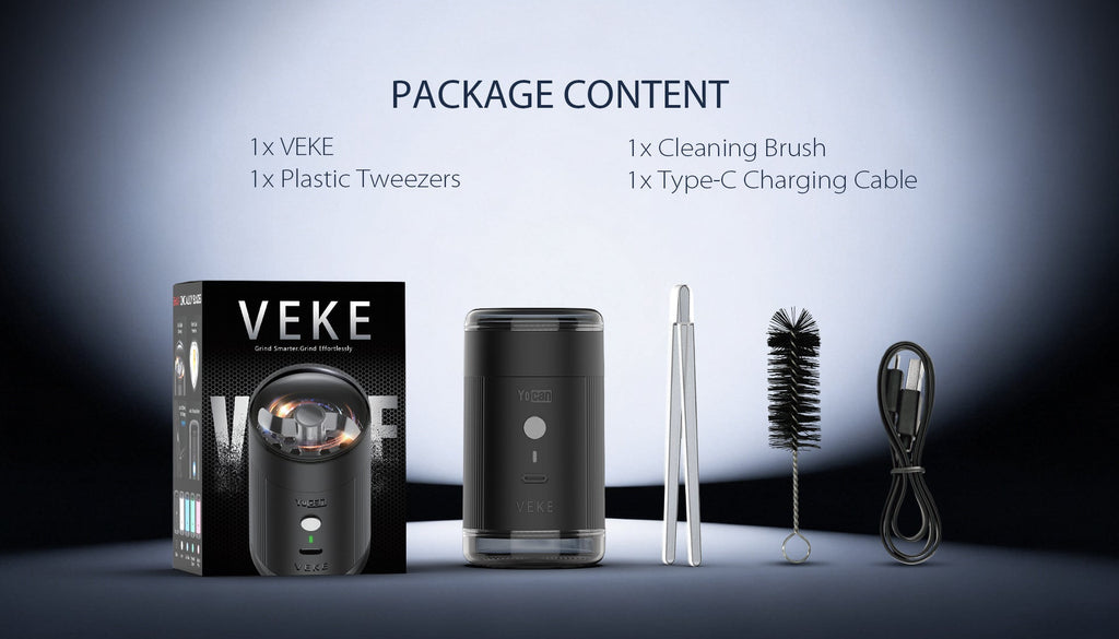 Yocan Veke box contents brush tweezers Type-C cable — Buy in Nairobi | Royal Mist