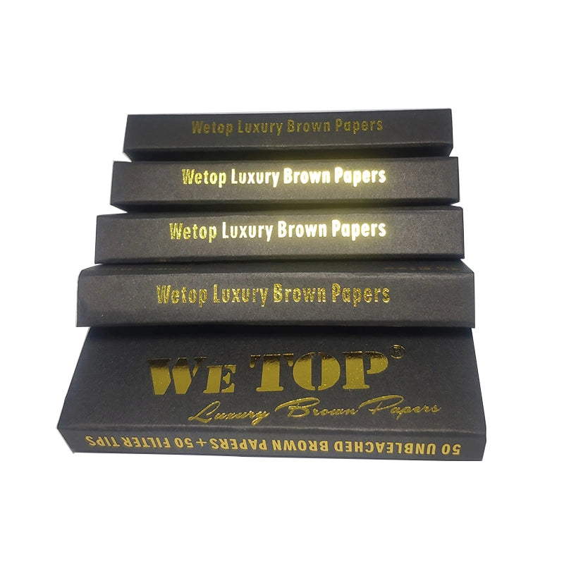 Wetop Luxury 1¼ Brown Papers full box — Royal Mist Kenya