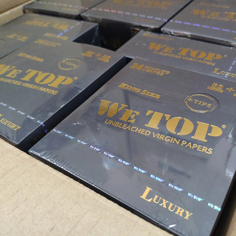 Wetop Luxury Kingsize Brown Rolling Papers with Filter Tips — Buy in Nairobi | Royal Mist